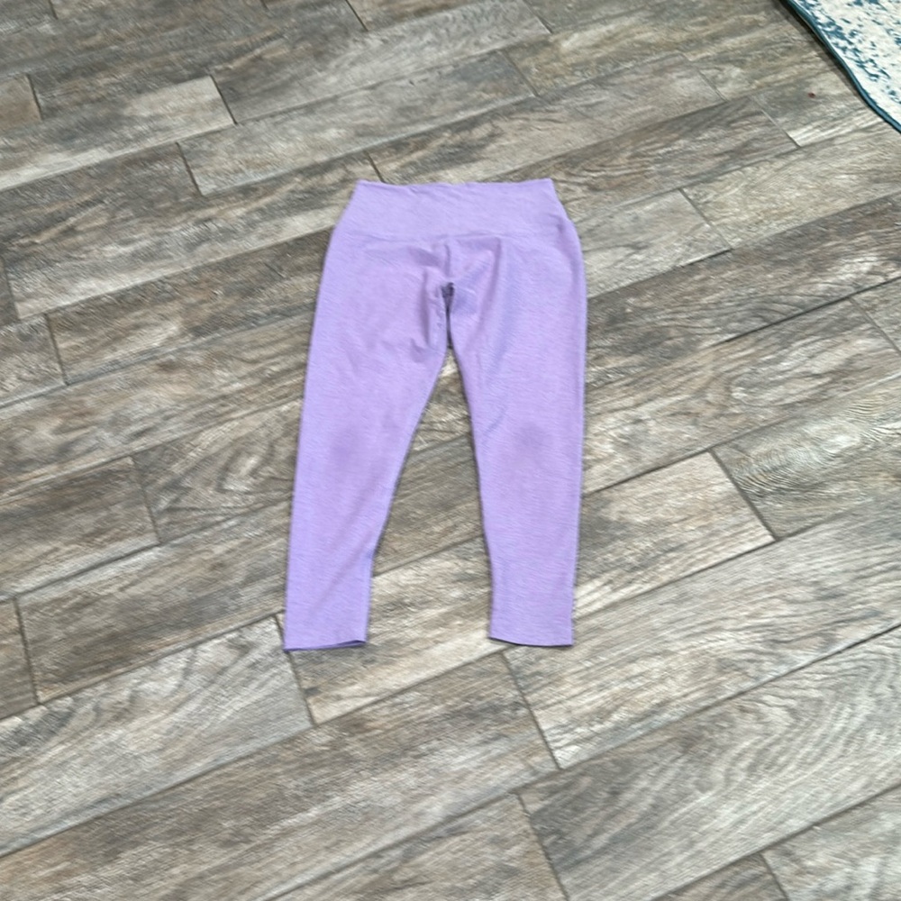 Beyond yoga, lavender purple leggings, size L
